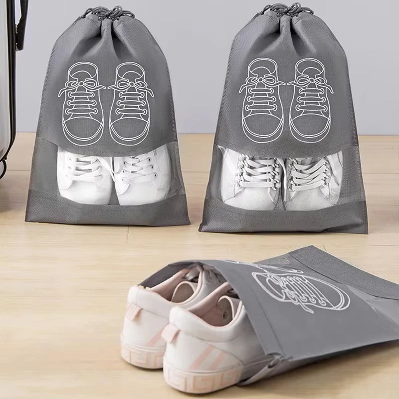 Portable Shoe Storage Bags Waterproof Travel Organizer Pouches - 2