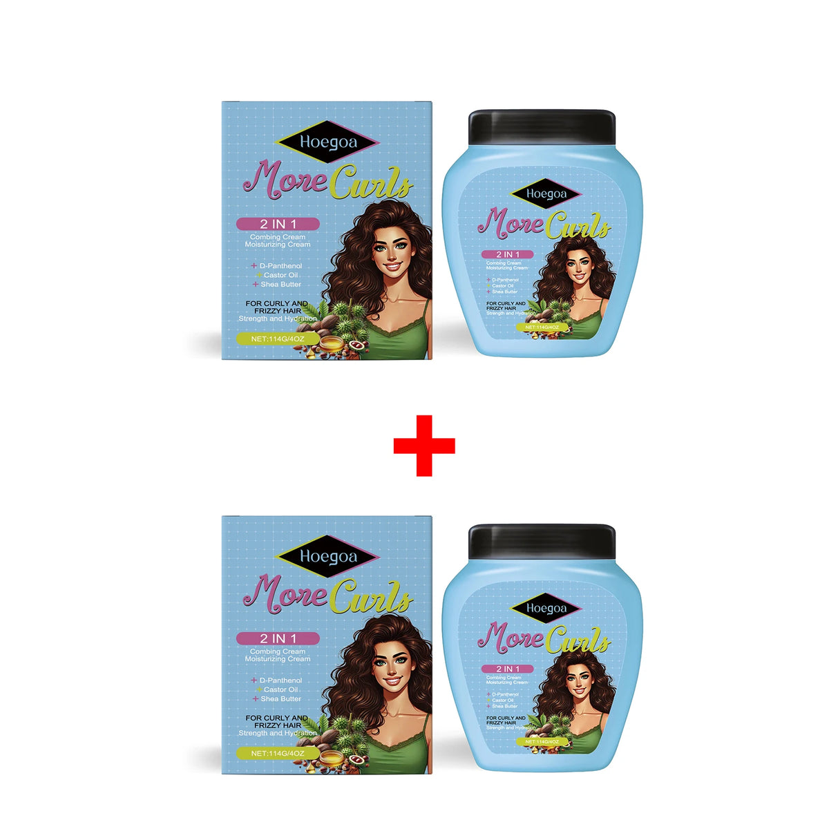 More Curls Hair Cream Curl Defining and Moisturizing Cream