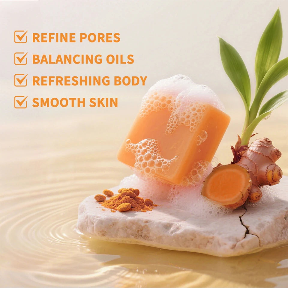 Turmeric Lemon Kojic Acid Soap Natural Skincare Bar