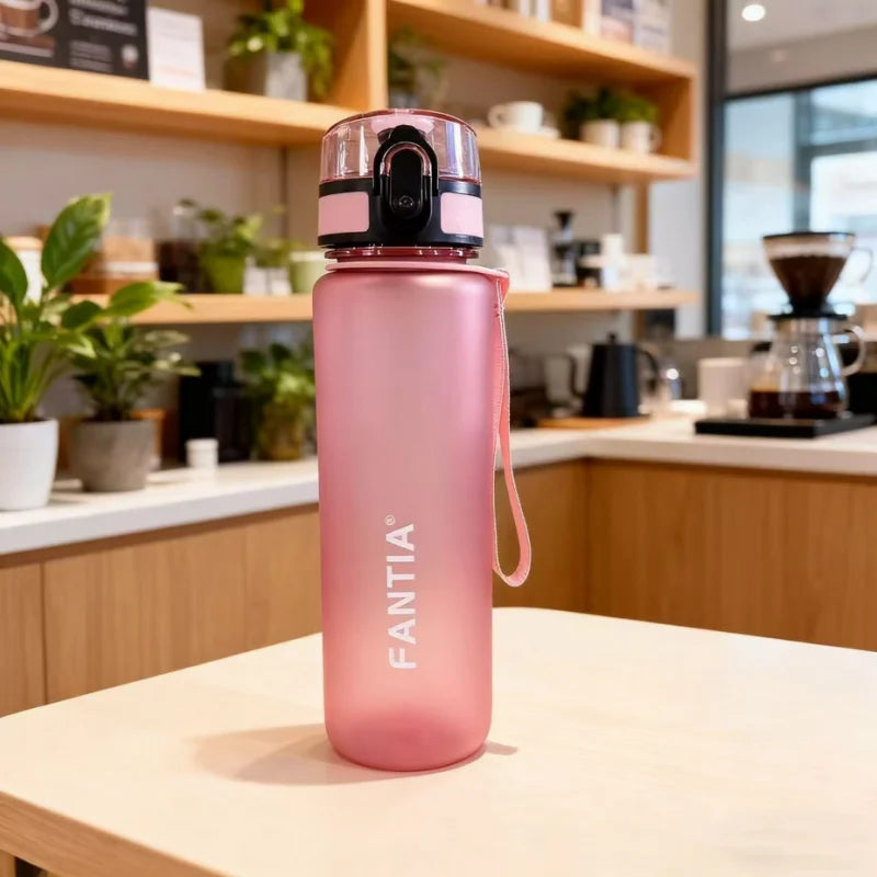 FANTIA 650ml Large Sports Water Bottle Portable Gym Leak Proof Flask - 10