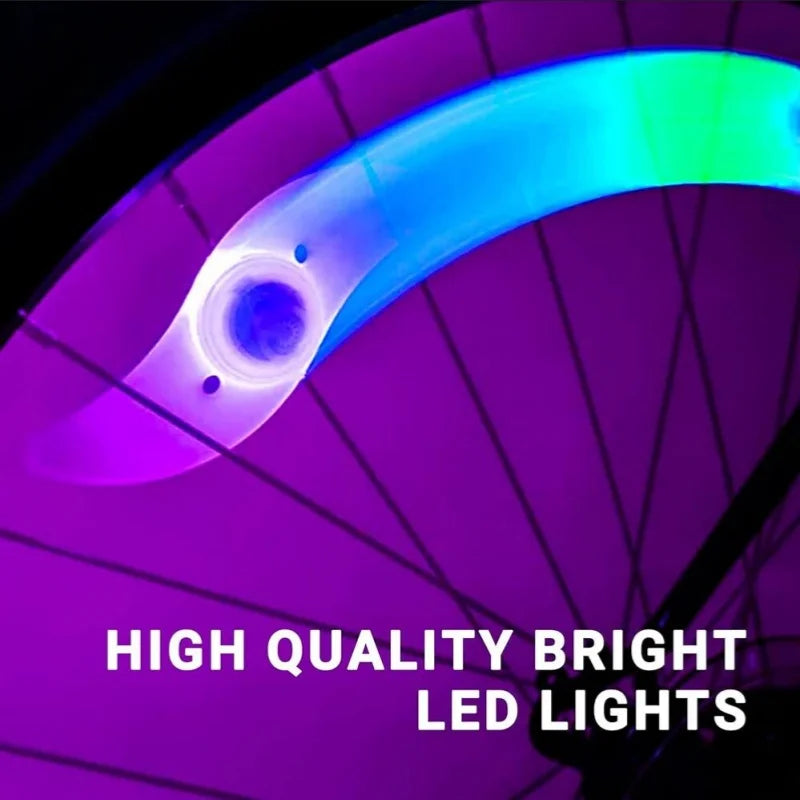 LED Bike Wheel Spoke Lights Waterproof Bicycle Safety Warning Lamp