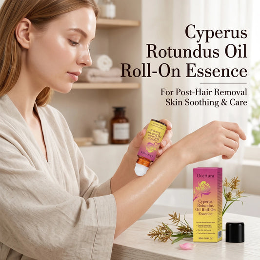 OceAura Cyperus Rotundus Roll On Oil Essence Post Hair Removal Care
