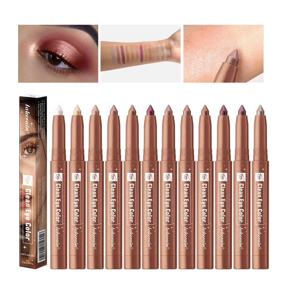 Lakerain Creamy Eyeshadow Stick Buildable Long-Lasting Eye Color - 4