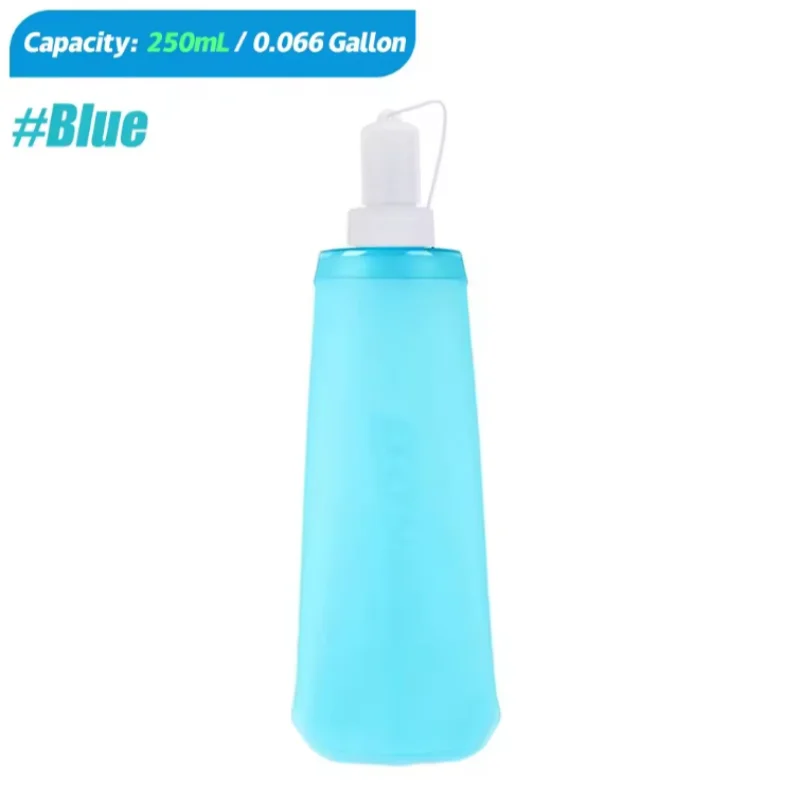 Foldable Soft Flask Water Bottle TPU Hydration Pack for Running Hiking