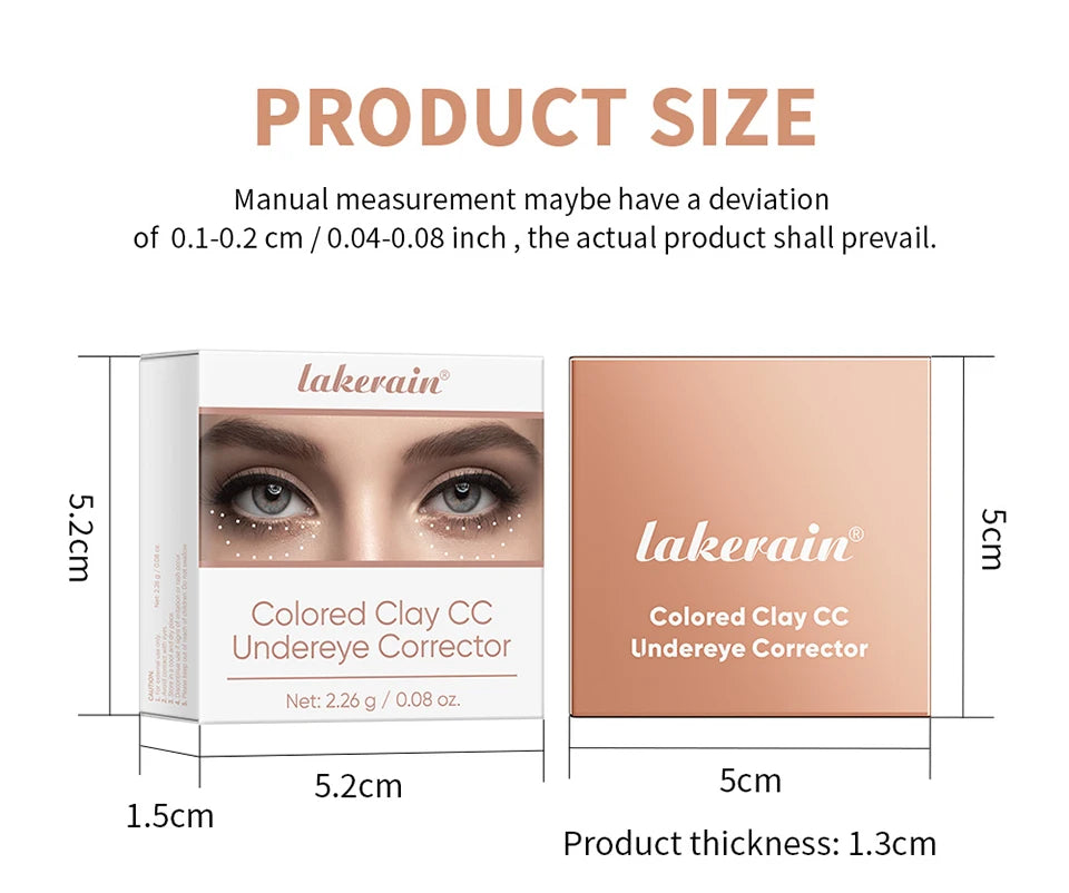 Cream Clay Under Eye Corrector Dark Circle Concealer Makeup - 17