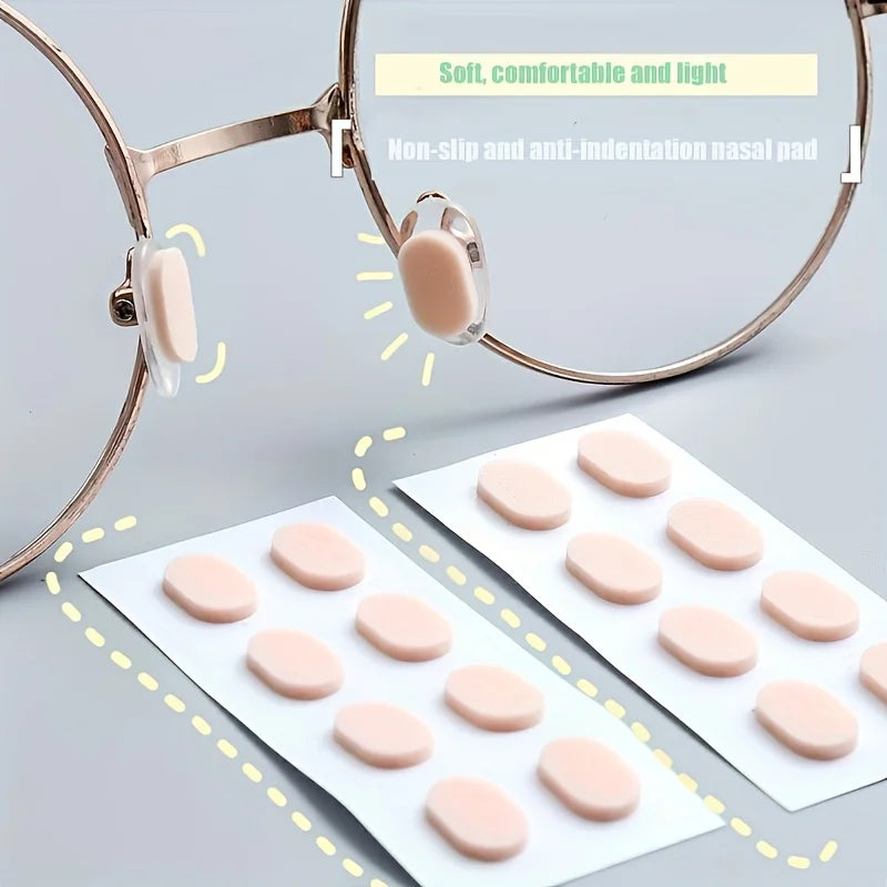 Adhesive Eyeglass Nose Pads Anti Slip Foam Cushions for Glasses - 4