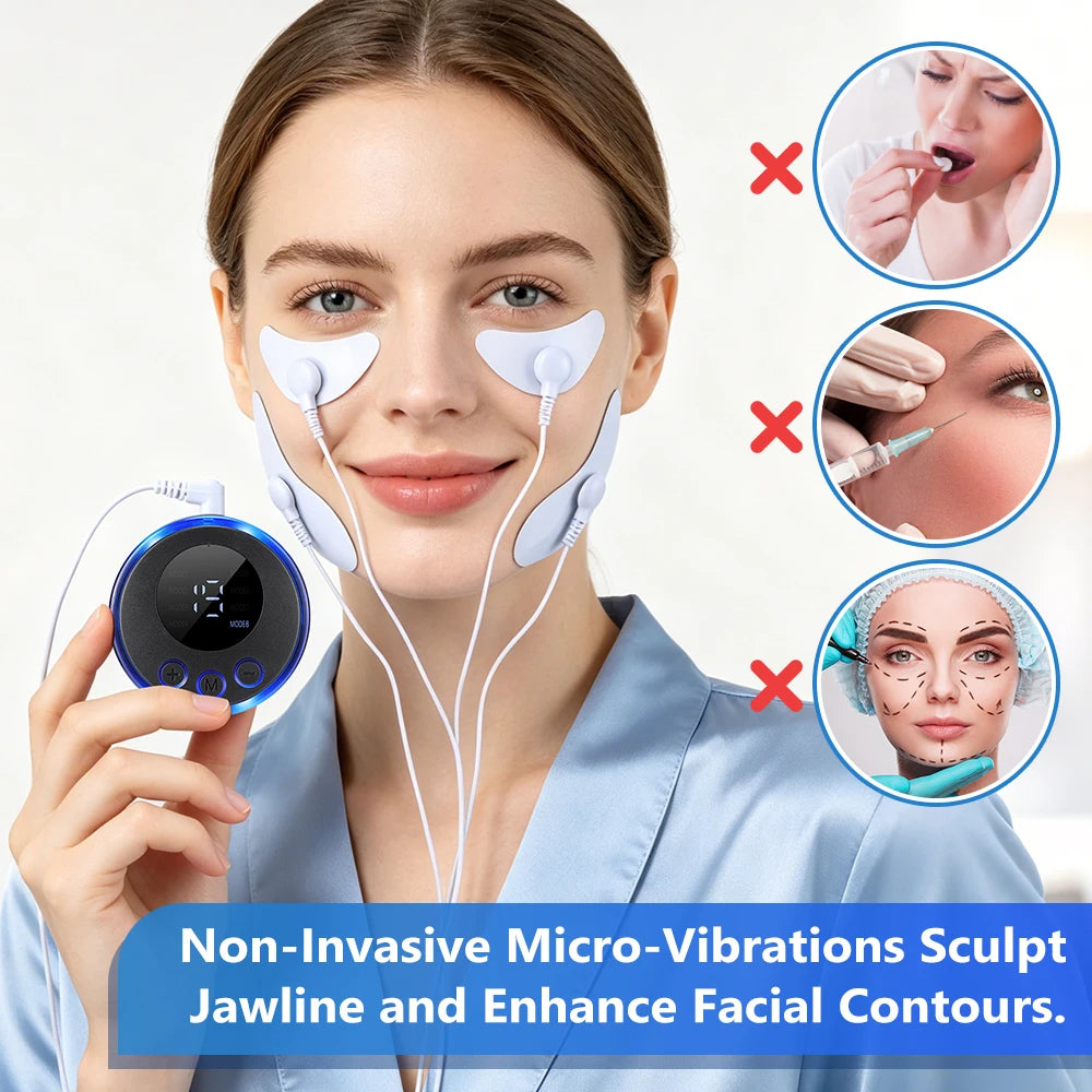 Electric Eye and Facial Massager Dual Pad Vibrate Device