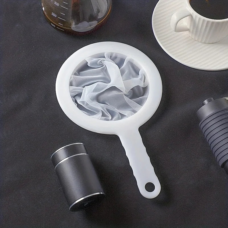 5pcs Ultra Fine Mesh Strainer Set for Soy Milk Juice Coffee Food Sieve - 13