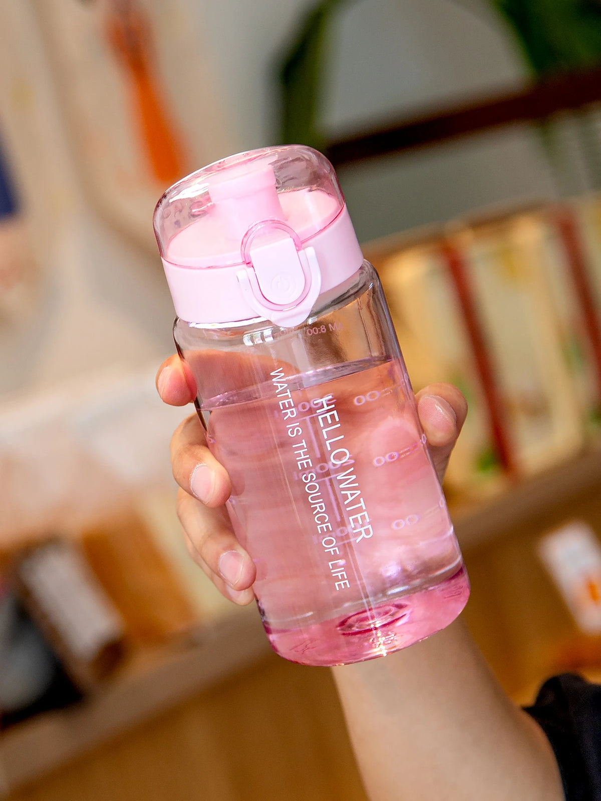 Transparent Sports Water Bottle Leakproof Drinking Cup 550ml 780ml