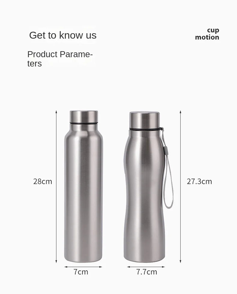 1000ml Stainless Steel Sport Water Bottle Vacuum Insulated Metal Flask - 9