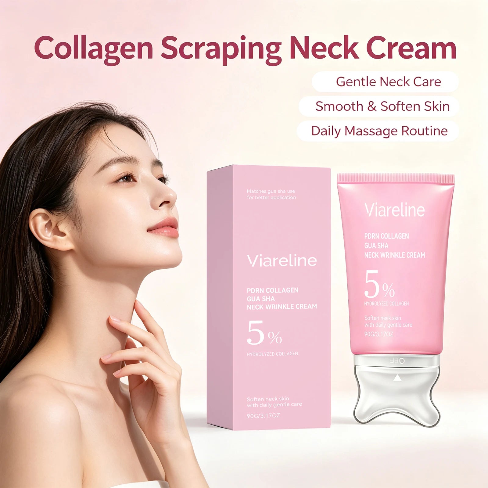 Collagen Neck Cream Firming Hydrating Anti Aging Moisturizer - 1