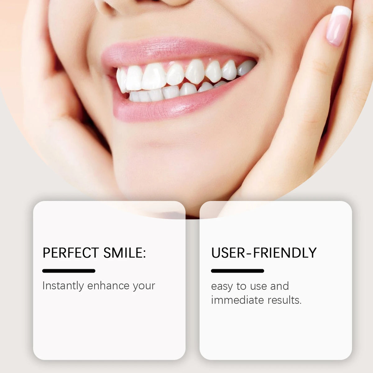 Silicone Denture Set Upper and Lower False Teeth Repair Kit