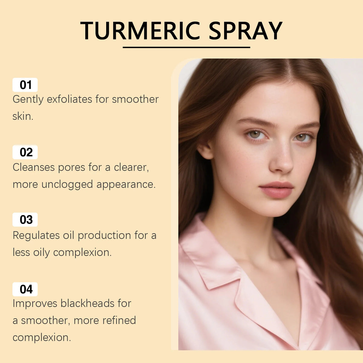 Kojic Acid Turmeric Exfoliating Spray Brightening Facial Mist
