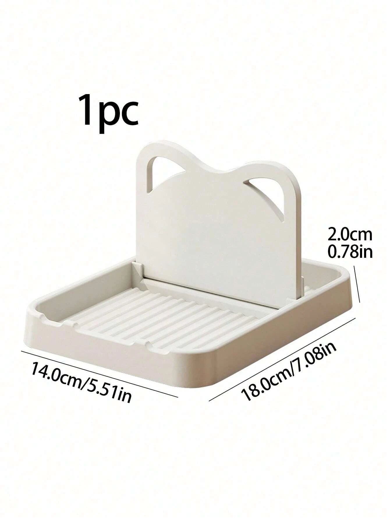 Foldable Pot Lid Holder and Kitchen Spatula Spoon Rest Storage Rack - 4
