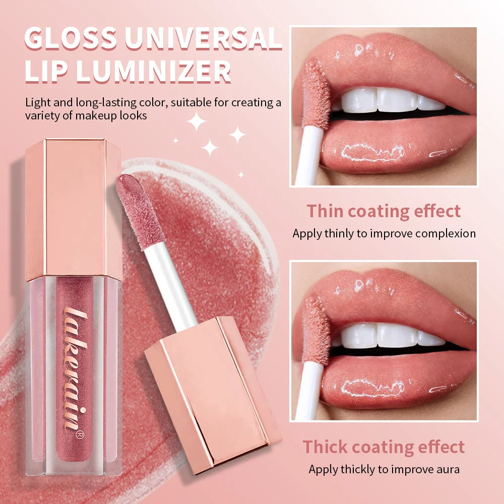 Shimmer Liquid Lip Gloss Moisturizing Lip Luminizer Tint - 3