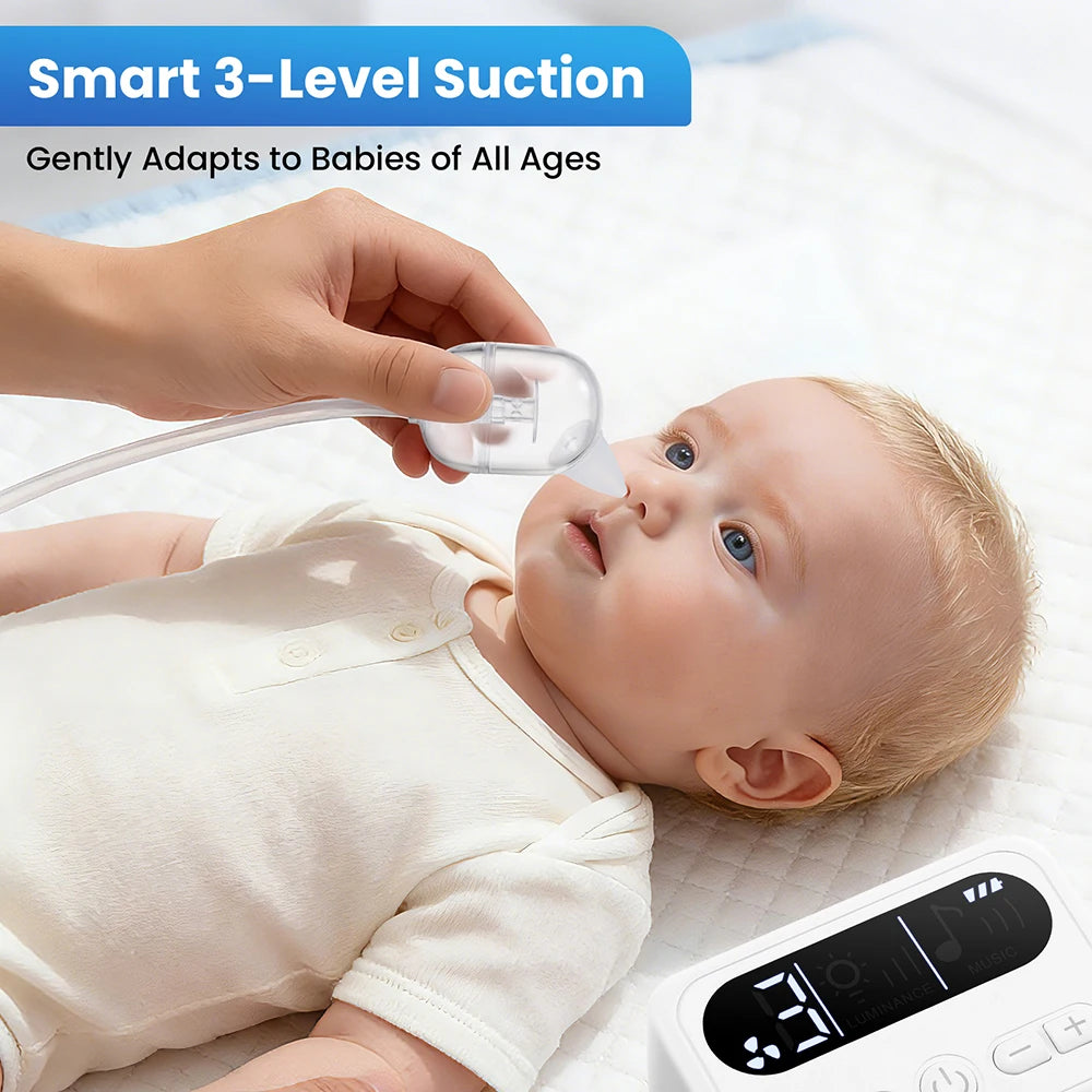 Electric Baby Nasal Aspirator Rechargeable Nose Cleaner