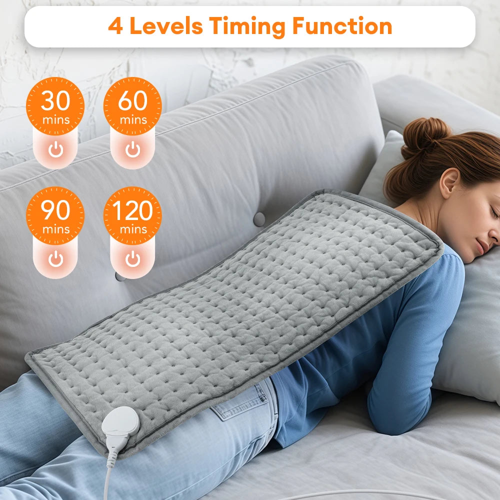 Electric Heating Pad 9 Level Hot Compress Waist Back Warm Heater