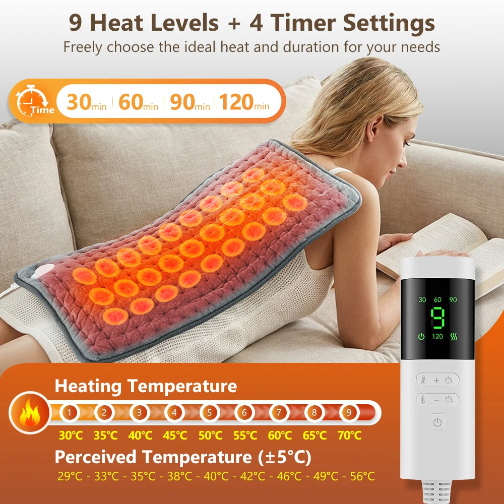 Electric Jade Stone Heating Pad Soft Warm Mat - 7