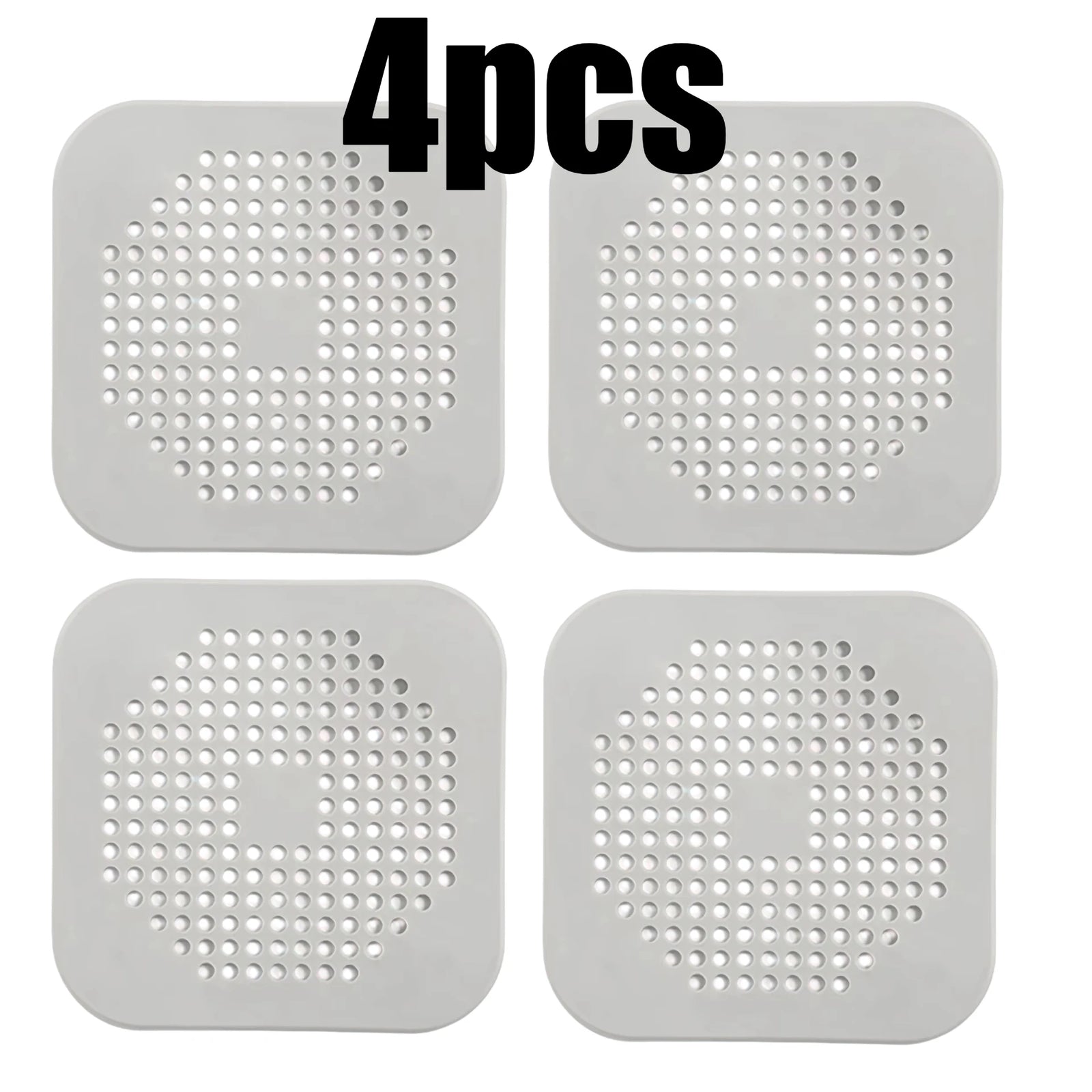 Silicone Shower Drain Hair Catcher Kitchen Sink Strainer Plug Filter