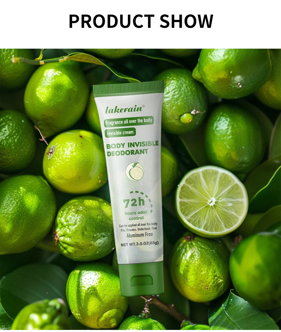 Mint Fragrance Long Lasting Odor Control Deodorant Cream