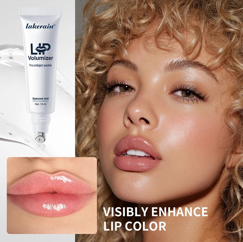 Lip Plumper Gloss Serum Volumizer Deep Hydration Moisturizing Care