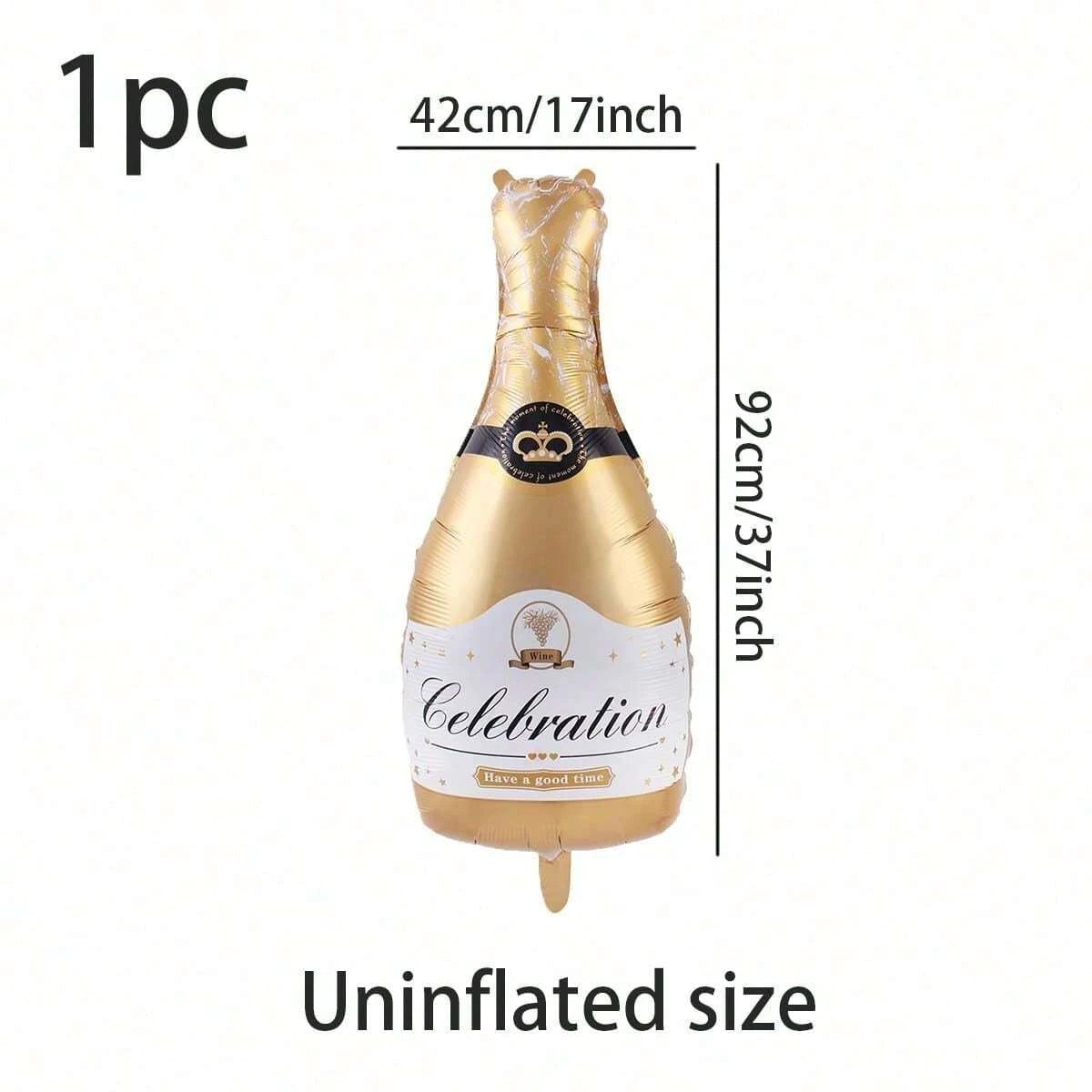 Large Champagne Bottle Foil Balloon Party Decoration - 9