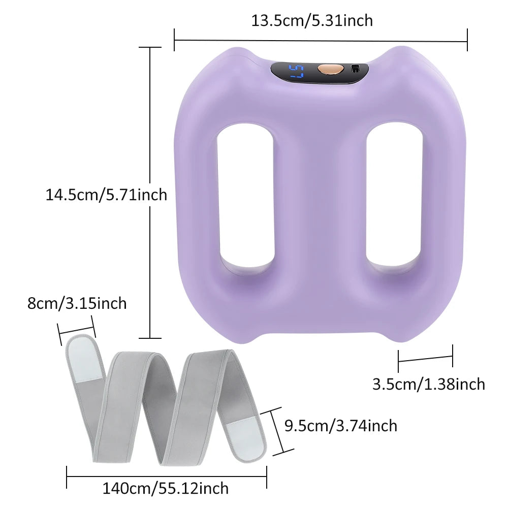 Electric Fascia Ring Fitness Body Shaping Massager - 16