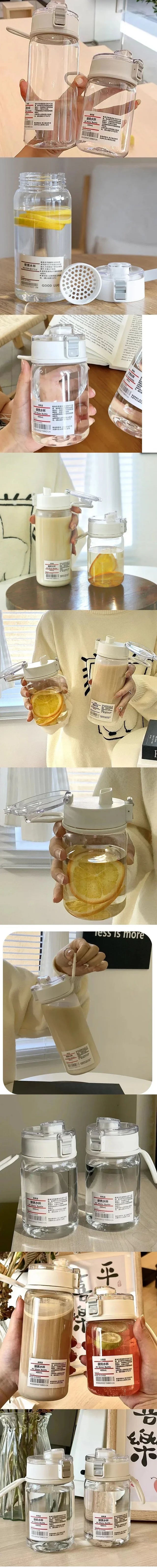 BPA Free Portable Water Bottle Leak Proof Sports Cup with Tea Infuser - 7