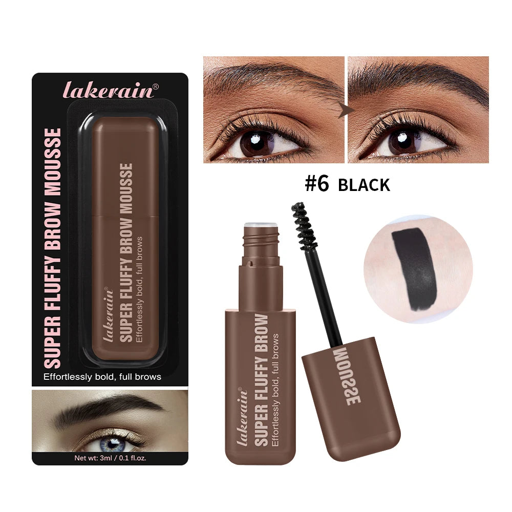 Waterproof Eyebrow Mousse Volumizing Fluffy Brow Gel - 24