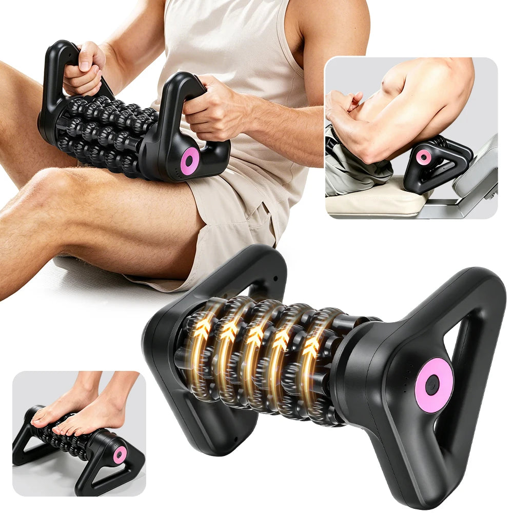 Electric Fascia Roller Muscle Massager Deep Tissue Body Roller - 1