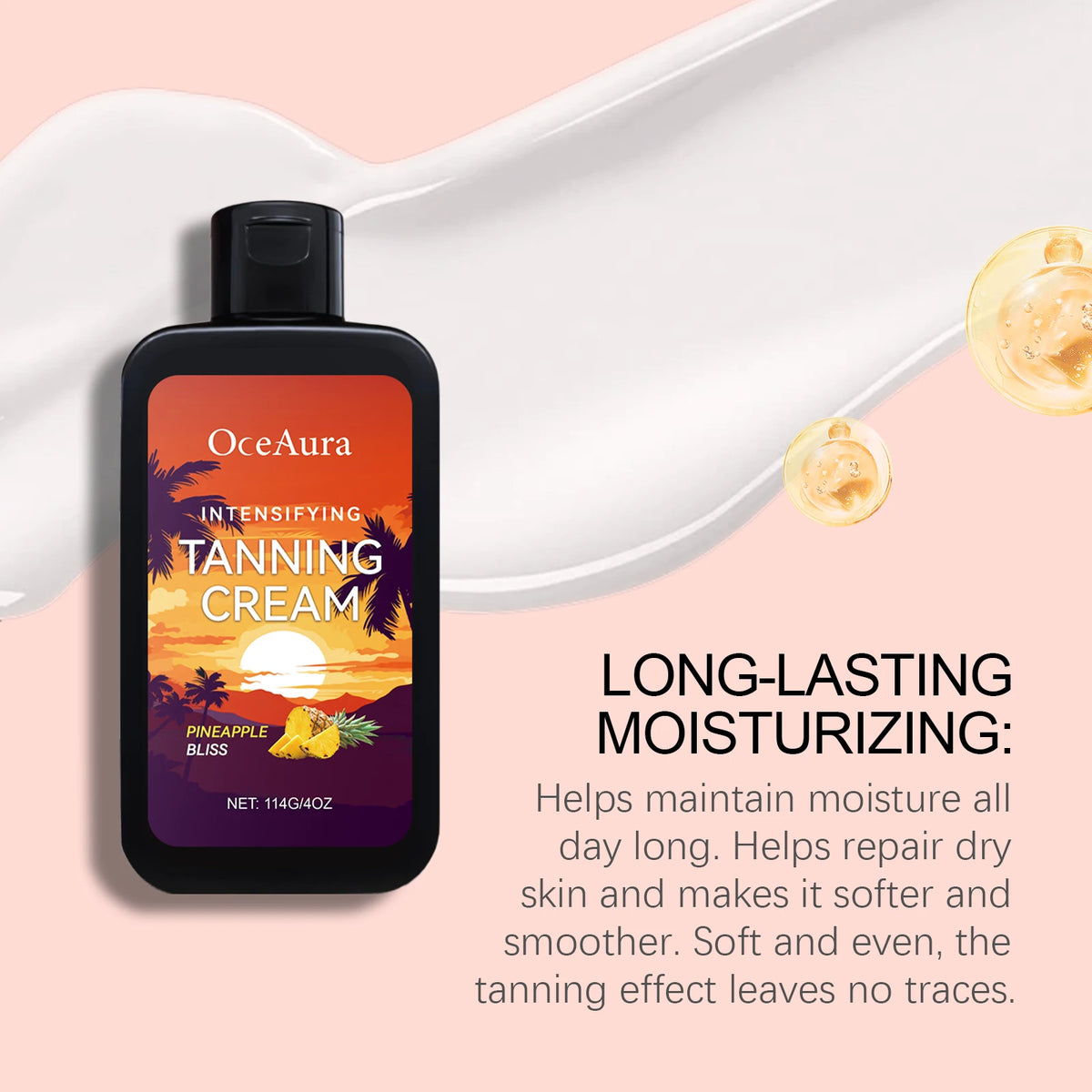 Body Tanning Cream Solarium Bronzing Lotion