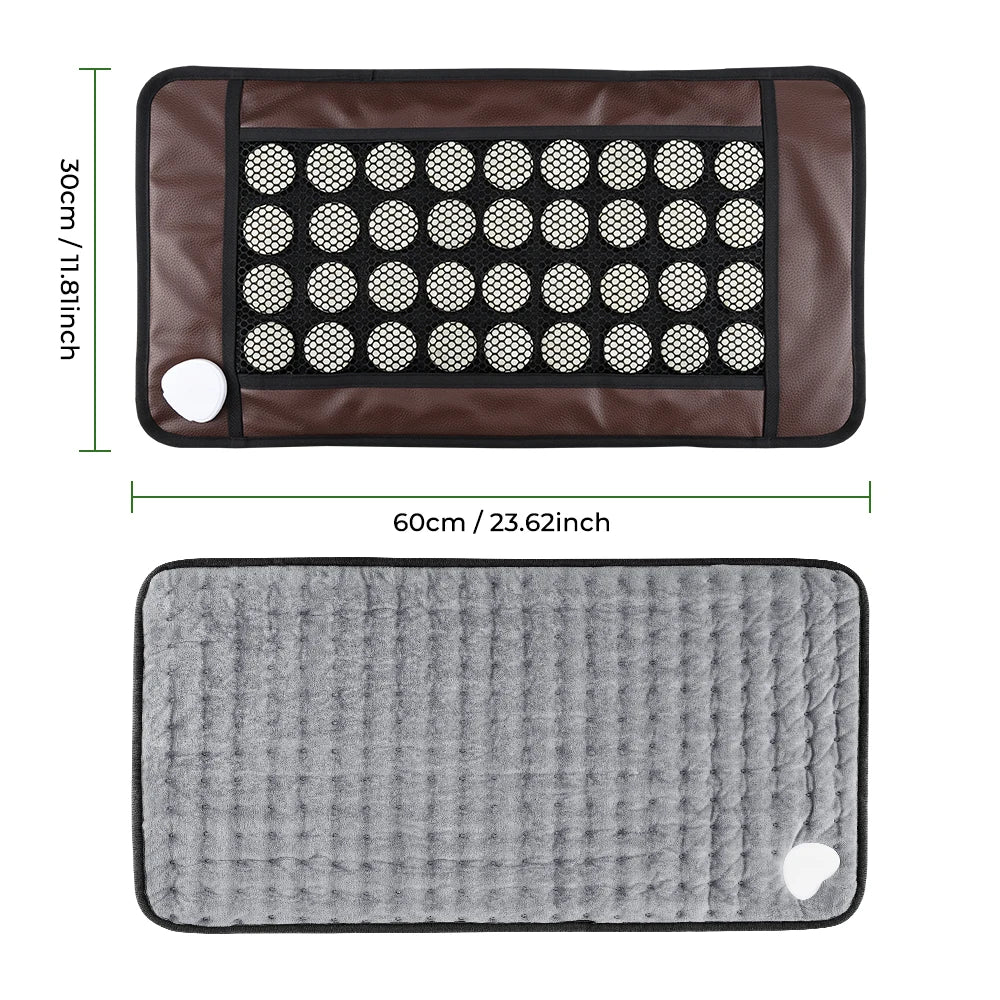 Natural Jade Stone Heating Pad Hot Compress Timing Mat