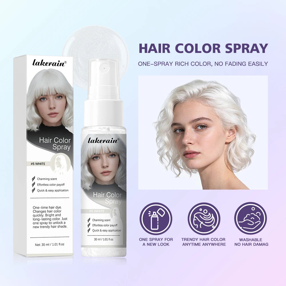 Temporary Hair Color Spray Washable DIY Dye