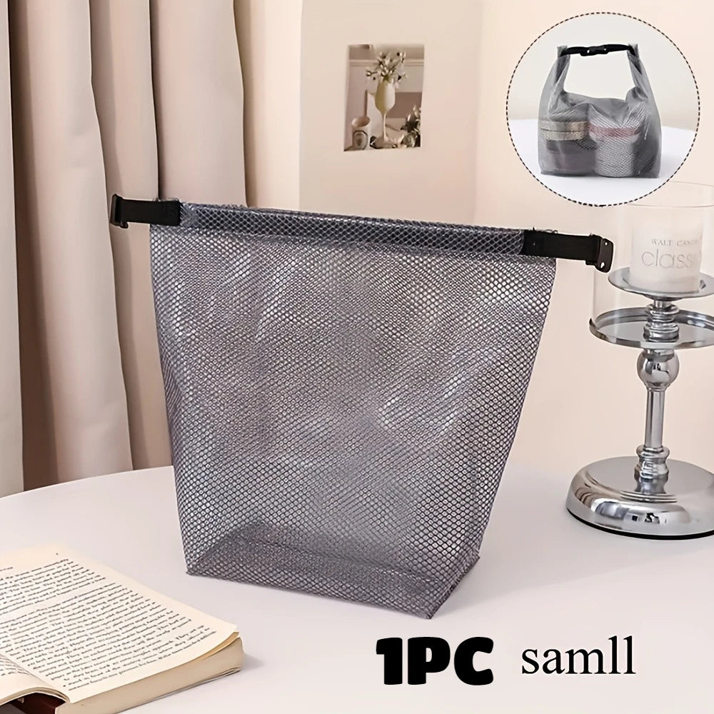 2PCS Waterproof Storage Bag Mesh Cosmetic Pouch for Travel and Gym - 14
