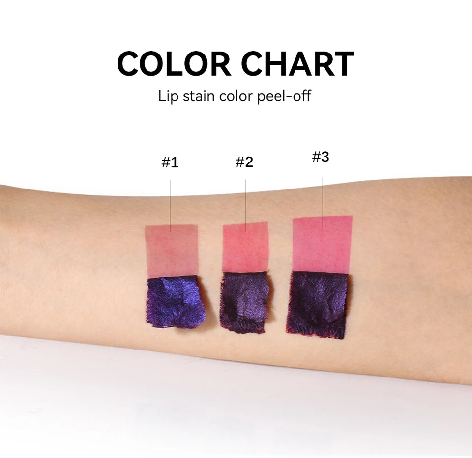 Peel Off Lip Stain Matte Liquid Lipstick Waterproof Lip Gloss - 10