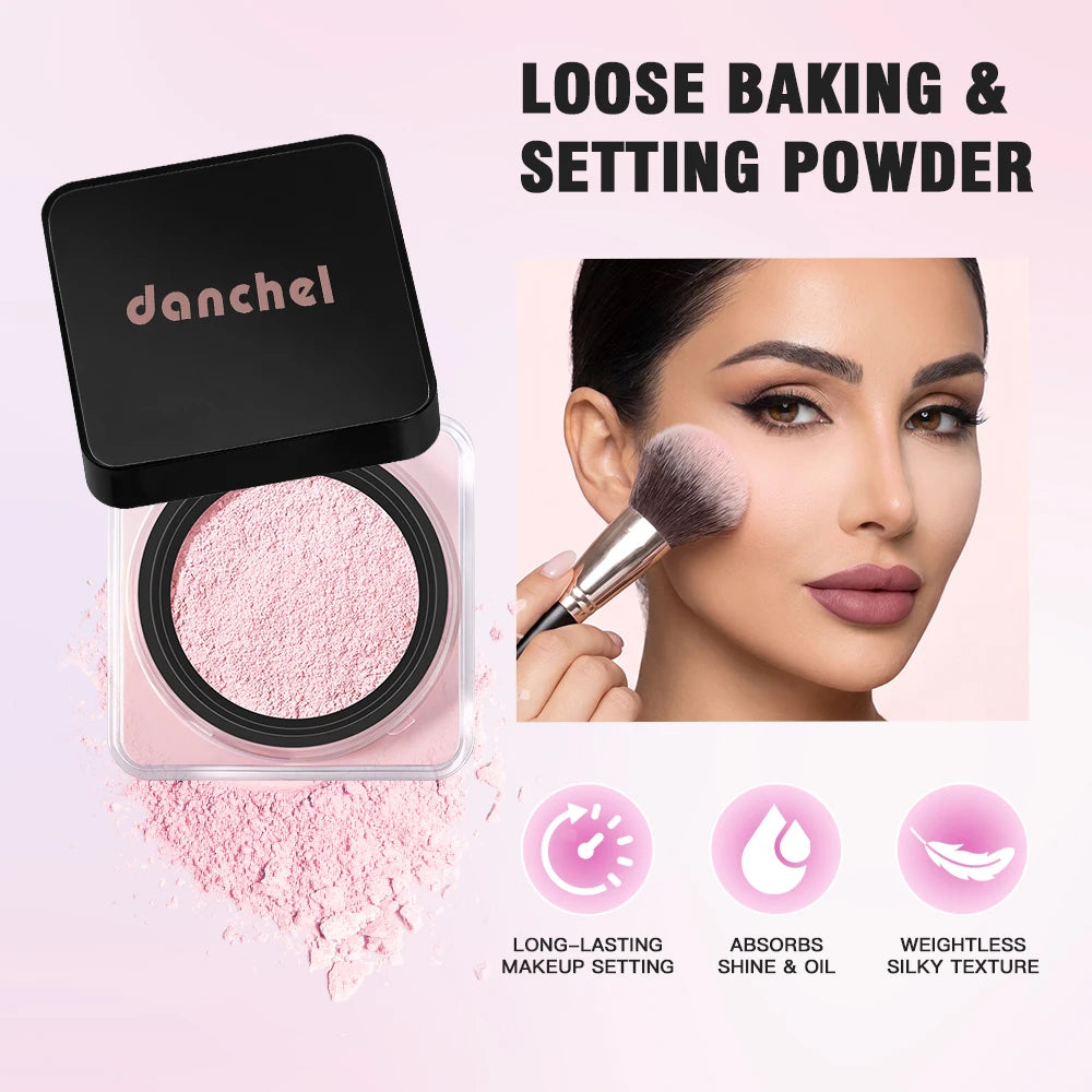 Matte Loose Setting Powder Oil Control Waterproof Face Makeup - 7