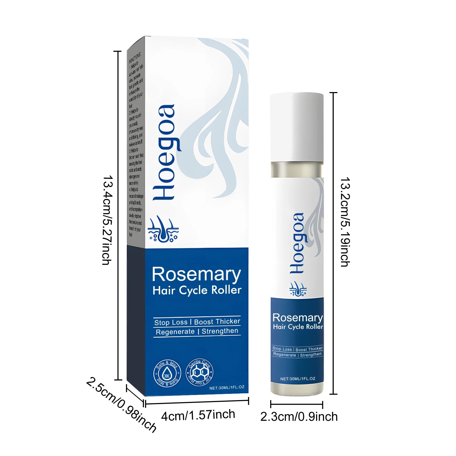 Rosemary Hair Growth Serum Roller Split Ends Repair Oil - 6