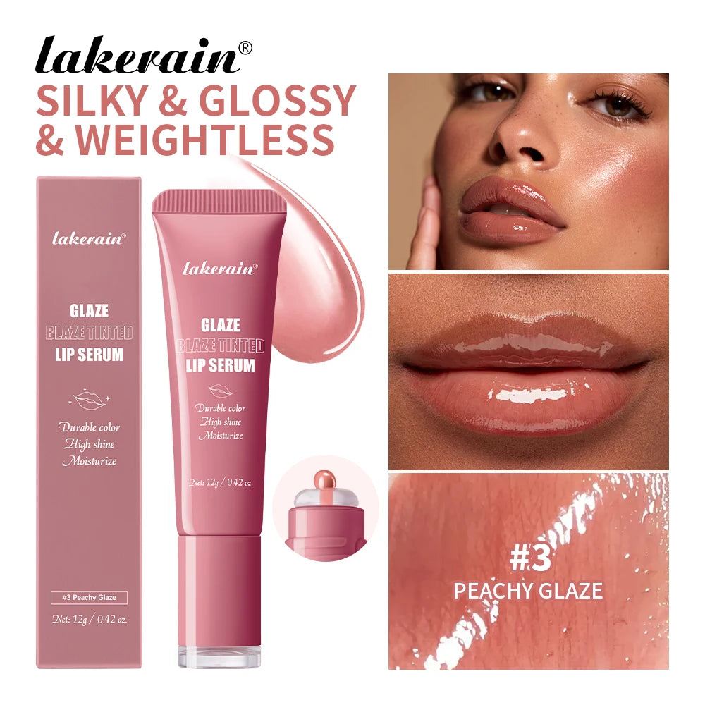 Lakerain Tinted Lip Serum Gloss Moisturizing Balm - 1