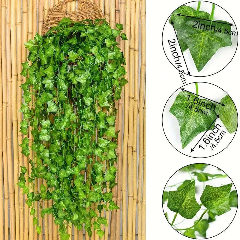 Artificial Ivy Vine Garland Hanging Greenery Plants for Home Decor