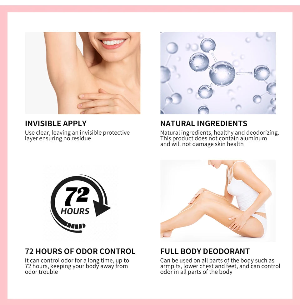 Whole Body Deodorant Balm Stick Odor Control - 9