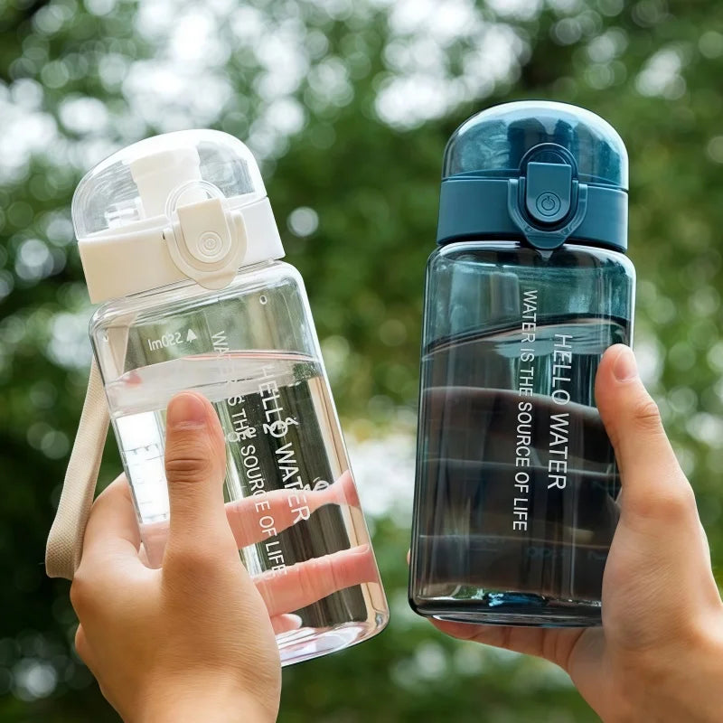 550ml Sports Water Bottle Leak Proof Gym Fitness Hydration Flask - 2