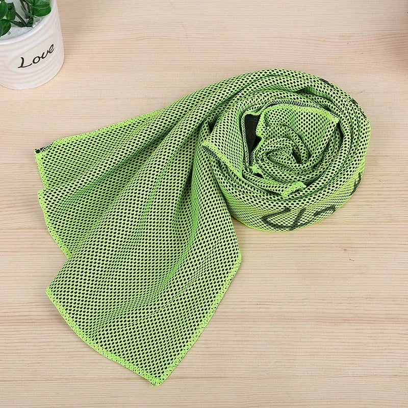 Instant Cooling Towel for Sports Fitness Workout and Yoga Sweat Relief - 15