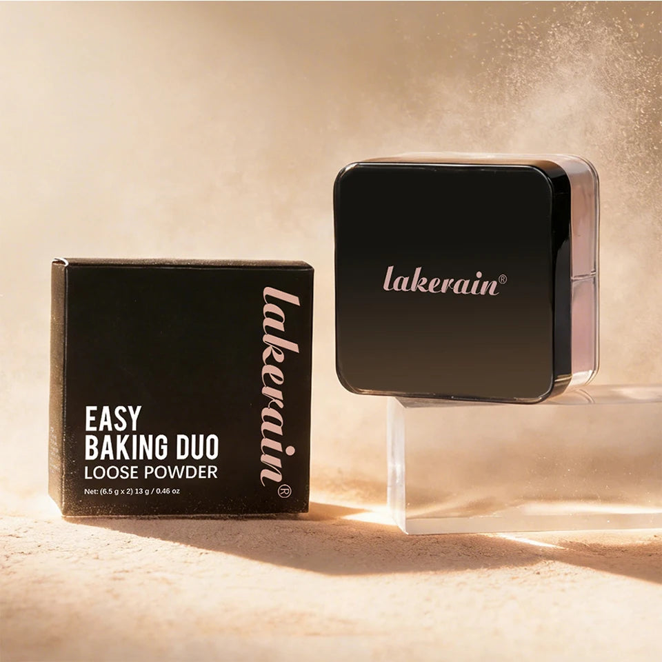 2-in-1 Color Correcting Setting Powder Matte Loose Powder