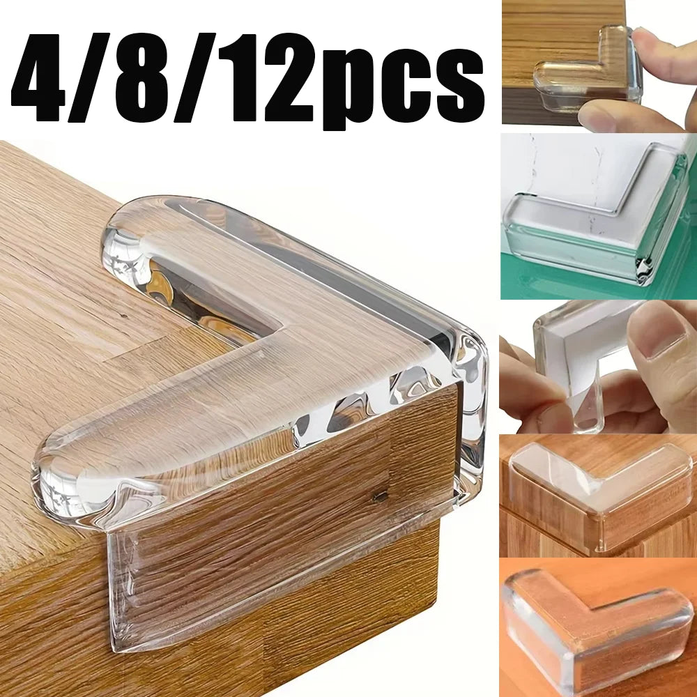 Baby Safety Corner Guards Clear Silicone Table Edge Protectors - 1