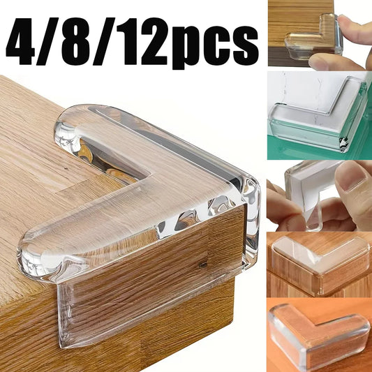 Baby Safety Corner Guards Clear Silicone Table Edge Protectors