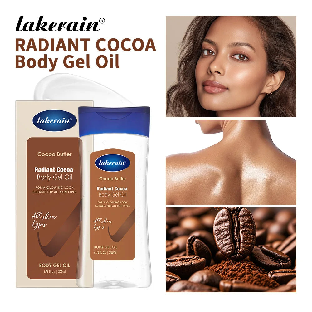 Turmeric Cocoa Glow Body Gel Oil Skin Moisturizer Treatment - 21