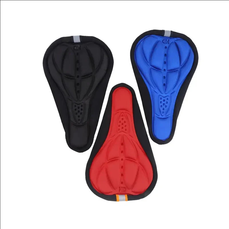 3D Padded Bike Seat Cover Soft MTB Cycling Saddle Cushion