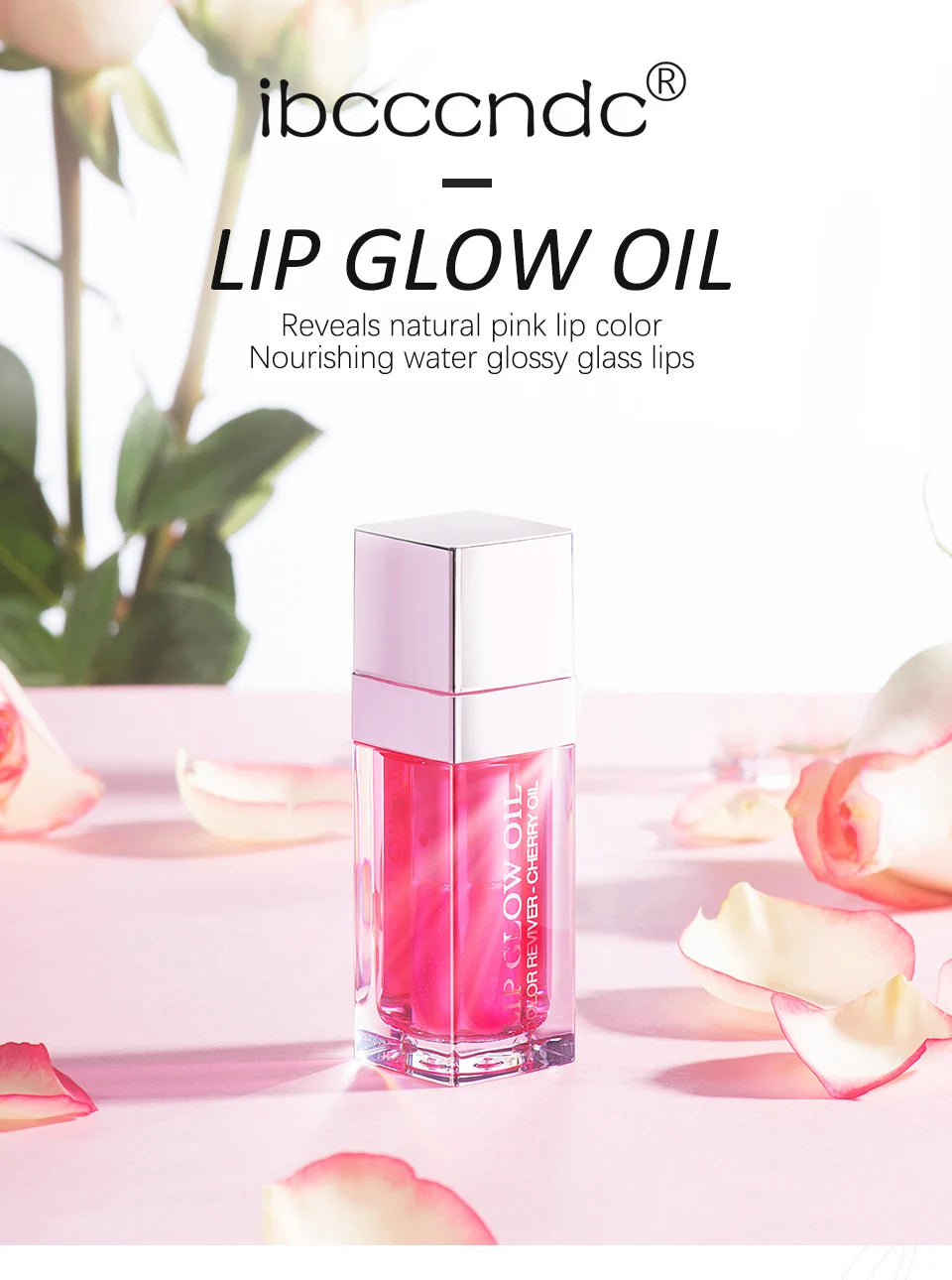 Lip Oil Plumping Gloss Crystal Jelly Moisturizing Tinted Lip Plumper