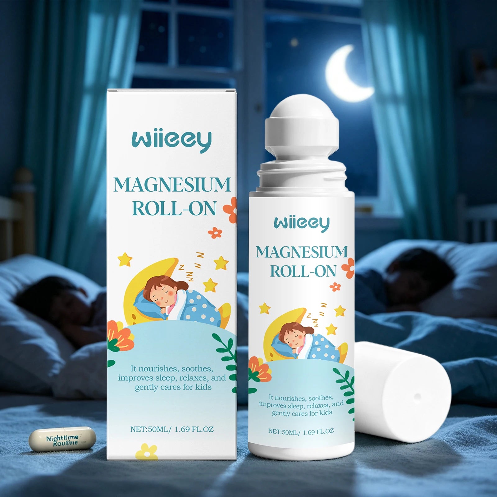 Magnesium Roll-On Natural Calming Relax Sleep Aid Roller - 3
