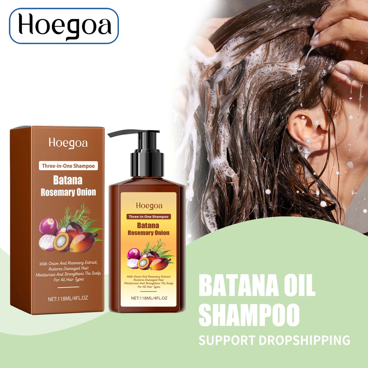 Hair Growth Shampoo Anti Dandruff Nourishing Repair Scalp Care